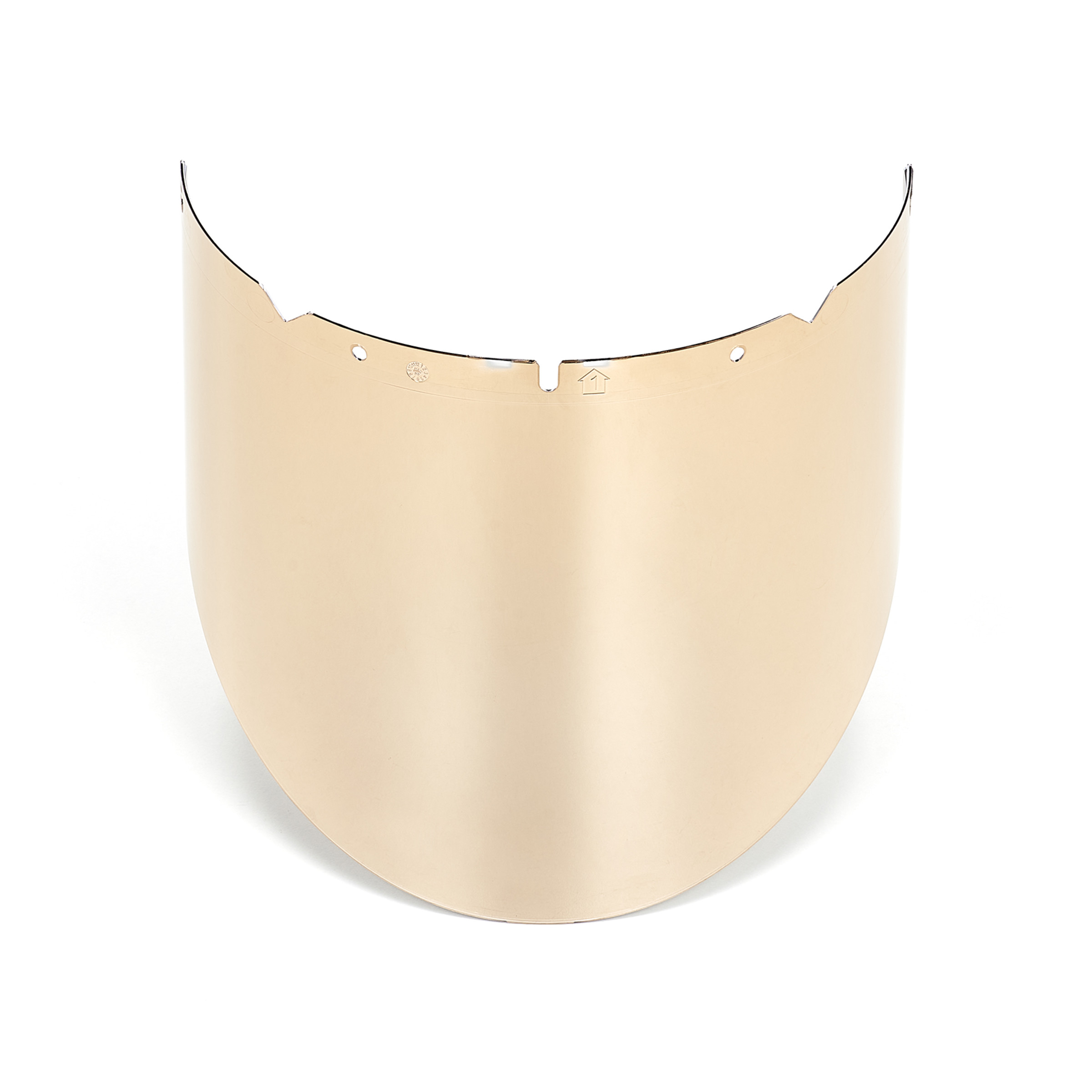 V-Gard Visor, PC, Clear w/ Reflective Coating, Molded, 9.5”x17.75”x .07”